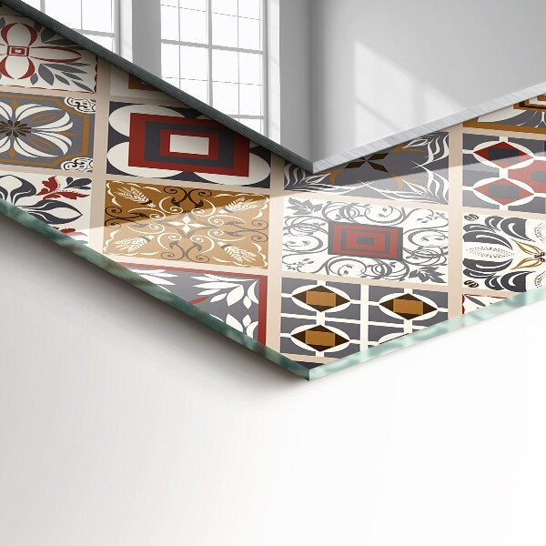 Dekor tükör Színes mozaik