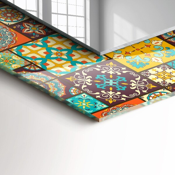 Tükör dekoráció Színes mozaik