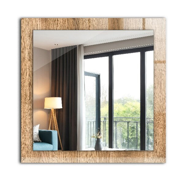 Díszes tükör Fa textúra