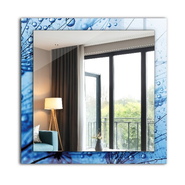 Tükör díszítéssel Vízcseppek ventilátorokon