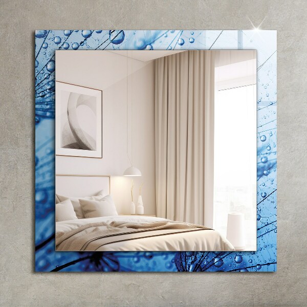 Tükör díszítéssel Vízcseppek ventilátorokon