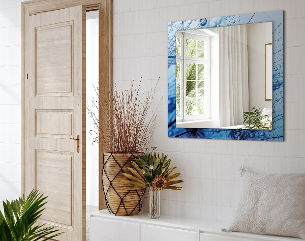 Tükör díszítéssel Vízcseppek ventilátorokon