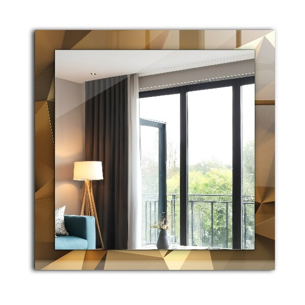 Tükör fali dísz Geometrikus formák