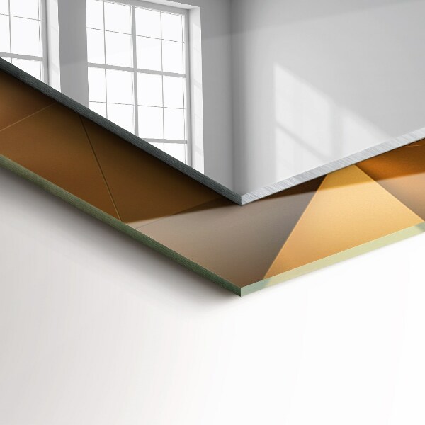 Tükör fali dísz Geometrikus formák