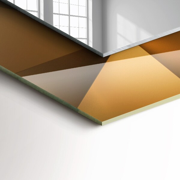 Tükör fali dísz Geometrikus formák