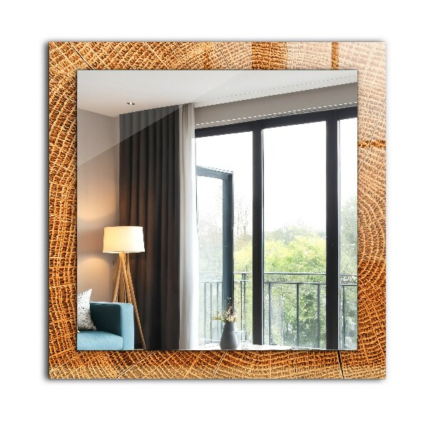 Dísztükör Egy fatörzs évgyűrűinek keresztmetszete