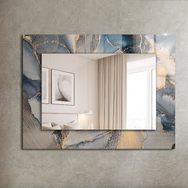 Design tükör Kék absztrakt művészet