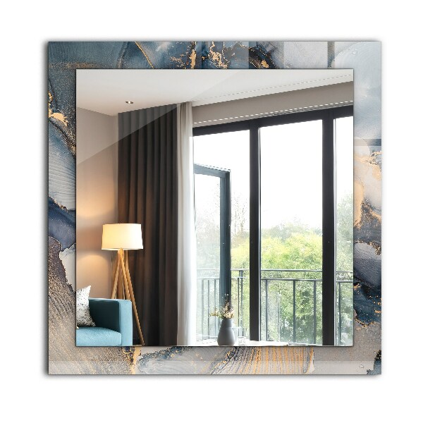 Design tükör Kék absztrakt művészet