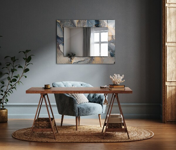 Design tükör Kék absztrakt művészet