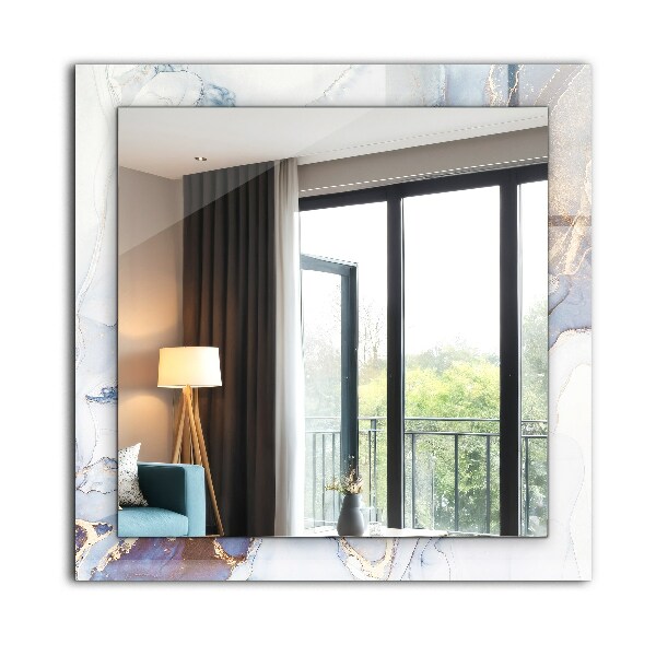 Tükör dekoráció Absztrakt márvány művészet