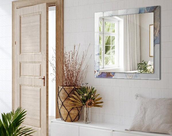 Tükör dekoráció Absztrakt márvány művészet