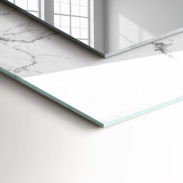 Design fali tükör Fehér márvány minták