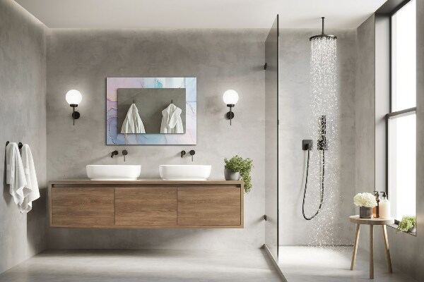 Díszes tükör Akvarell absztrakt művészet