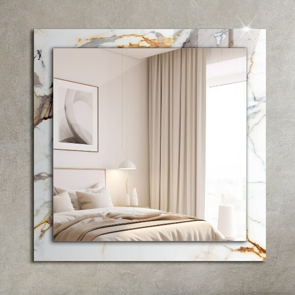 Tükör díszítéssel Márvány erek