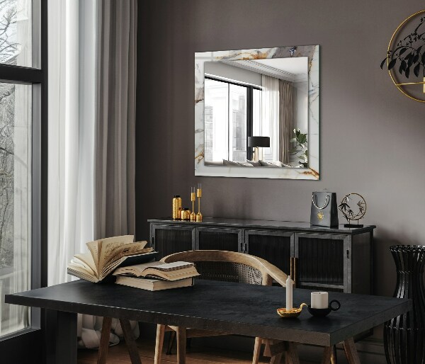 Tükör díszítéssel Márvány erek