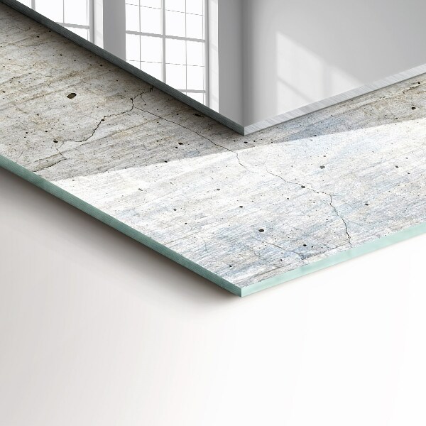 Tükör dekoráció Repedezett betonfal