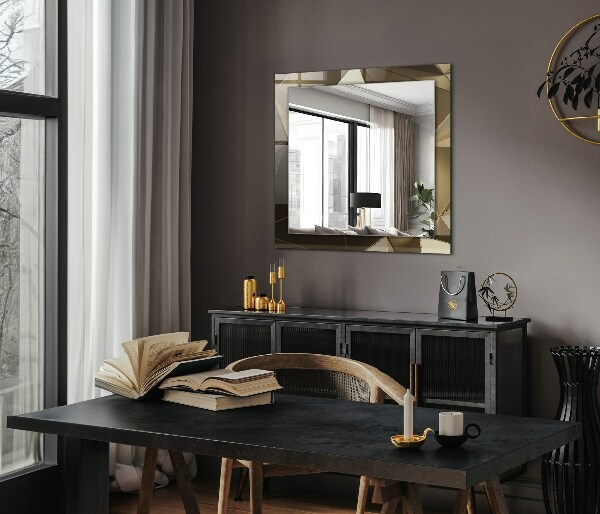 Tükör fali dísz Geometrikus formák