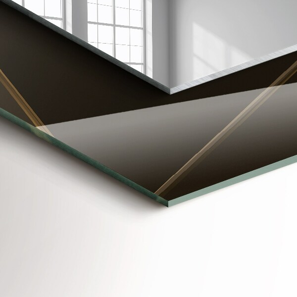 Tükör fali dísz Geometrikus formák