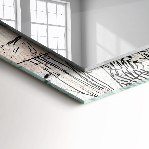 Tükör díszítéssel Szarvasagancsos növények