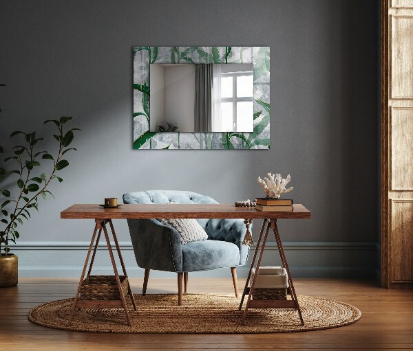 Dekor tükör Zöld levelű növények