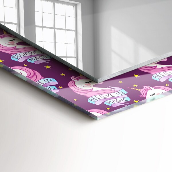 Dekor tükör Csillag betűk egyszarvú alakban