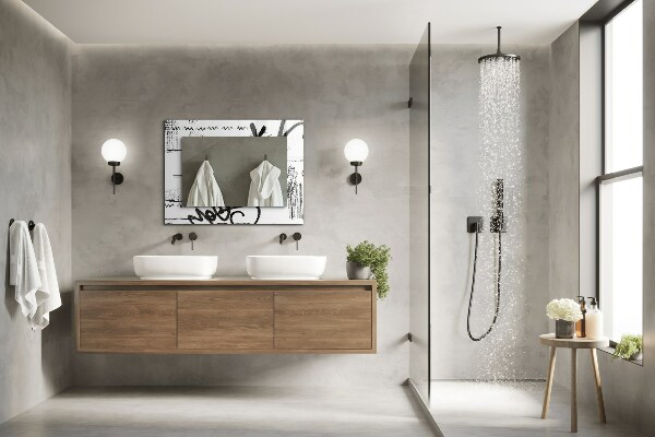 Tükör dekoráció Modern absztrakt sablonok