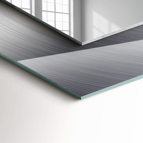 Tükör nyomtatott kerettel Kerek fémfelület