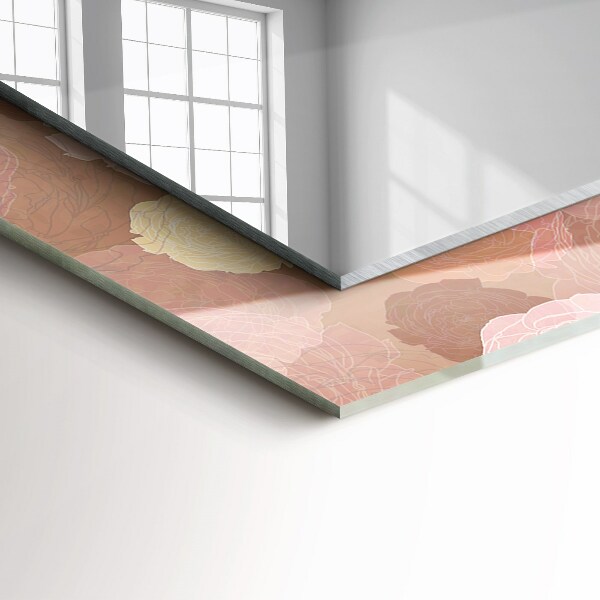 Dekor tükör Pünkösdi virágok