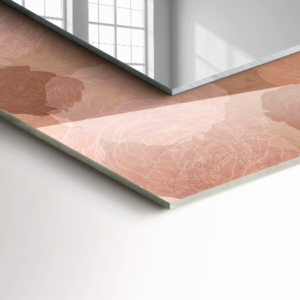 Dekor tükör Pünkösdi virágok