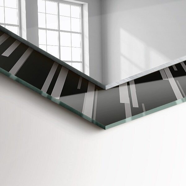 Tükör keret nyomtatással Fénysebesség effekt