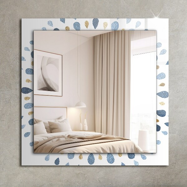 Tükör nyomtatott kerettel Absztrakt mandala minta