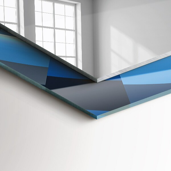 Tükör nyomtatott kerettel Absztrakt alagút