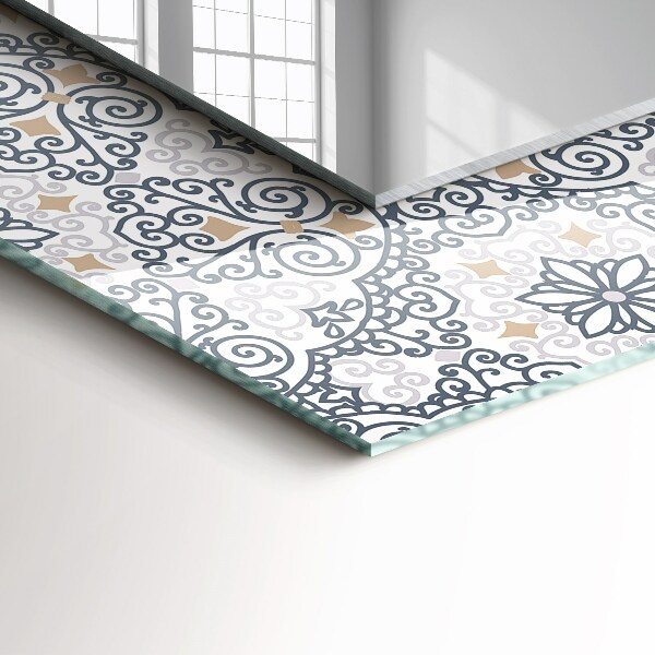 Tükör fali dísz Csempe motívum