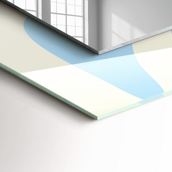 Díszes tükör Absztrakt hullámos motívumok