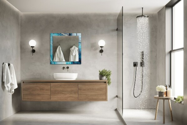 Design tükör Kék absztrakt művészet