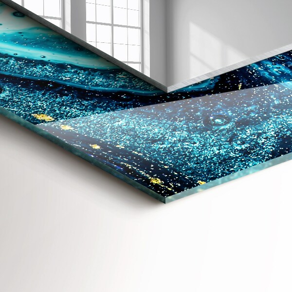 Design tükör Kék absztrakt művészet