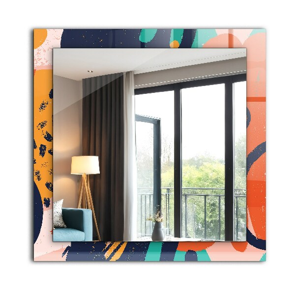 Díszes tükör Absztrakt olajfestmény