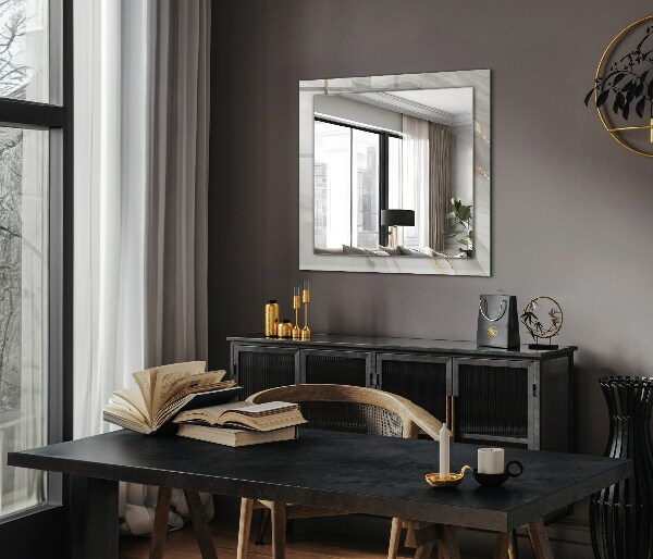 Tükör fali dísz Szürke márvány