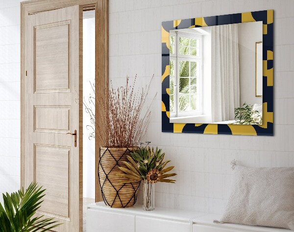 Tükör díszítéssel Absztrakt geometriai motívum