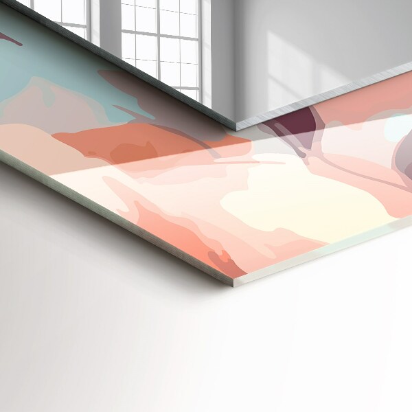 Díszes tükör Boldog macskák