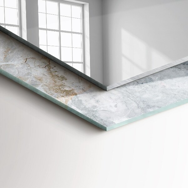 Tükör díszítéssel Absztrakt márvány motívum