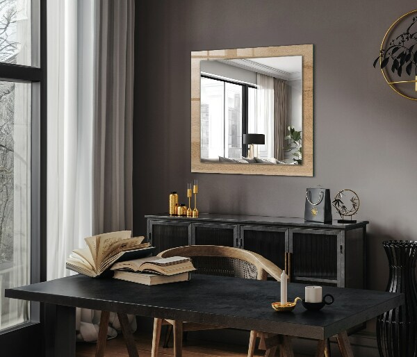 Tükör nyomtatott kerettel Absztrakt színes hullámok