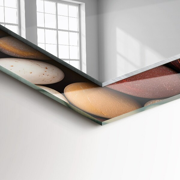 Díszes tükör Egy fatörzs része