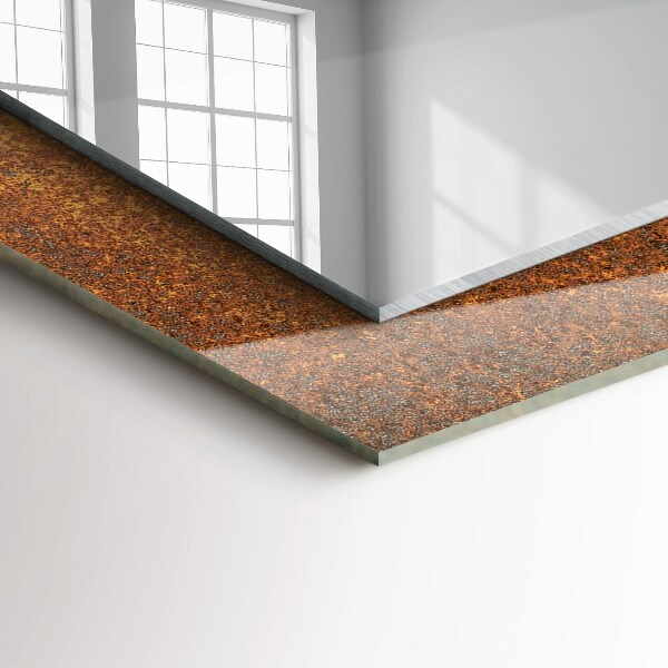 Tükör nyomtatott kerettel Absztrakt kék csíkok