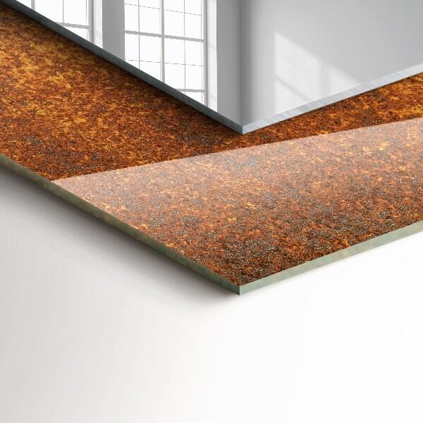 Tükör nyomtatott kerettel Absztrakt kék csíkok