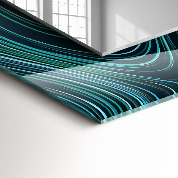 Dekor tükör Texturált kő