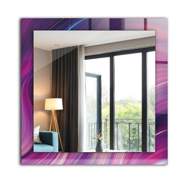 Tükör dekoráció Színes pálmafa motívum