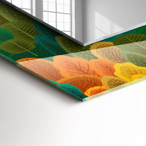 Dísztükör Koponya alakú rózsák