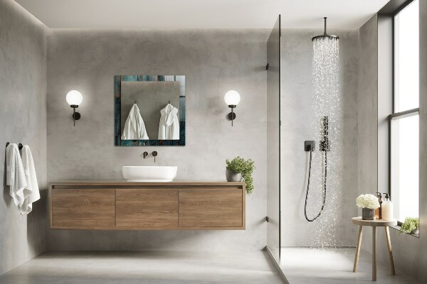 Design tükör Színes trópusi levelek