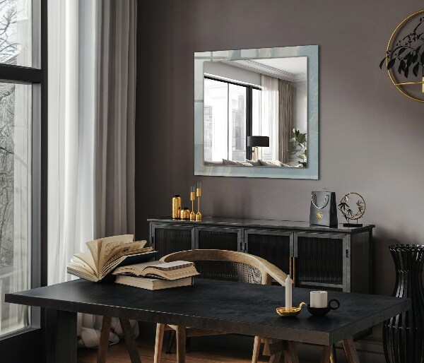 Design fali tükör Virágos motívum